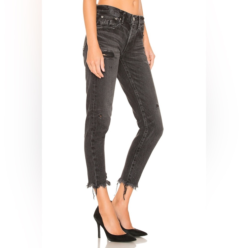 MOUSSY Vintage \ Kelley Tapered Jeans - Black - Picture 3 of 9